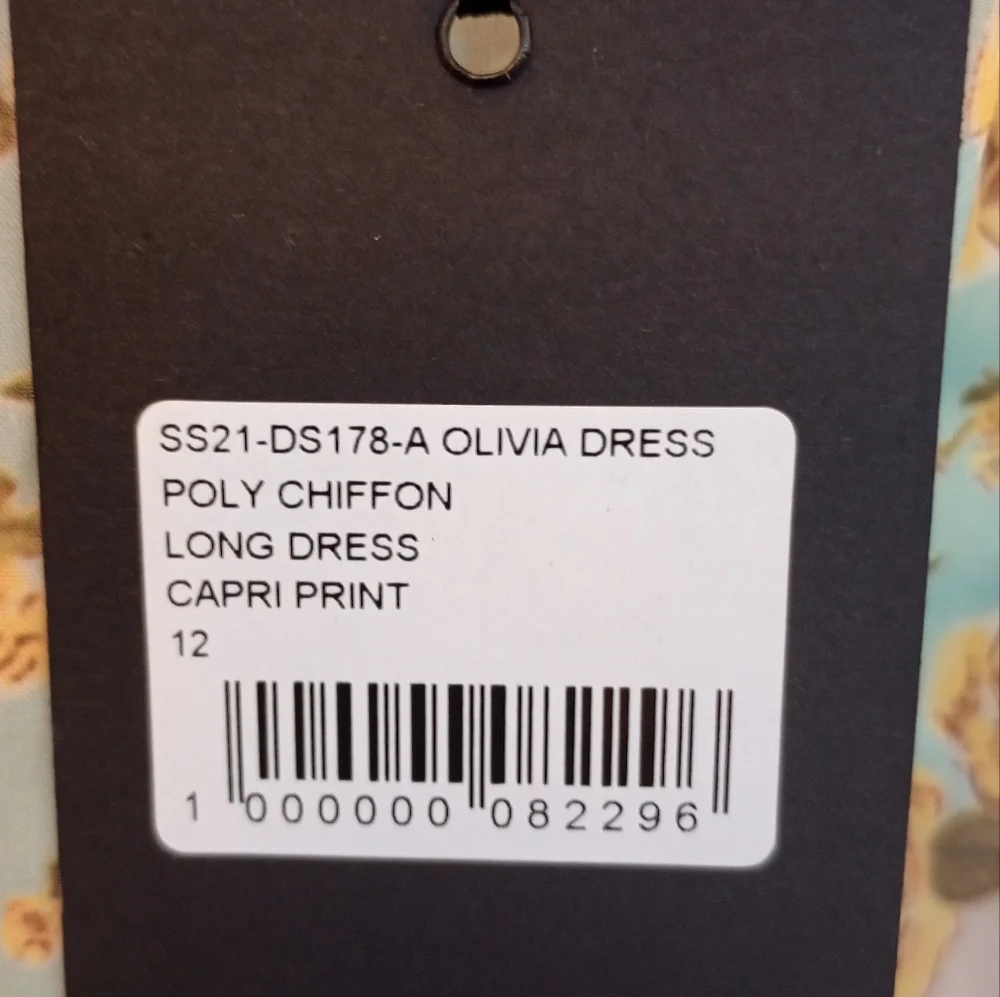 NWT De La Vali Sheer Dress - Picture 7 of 13